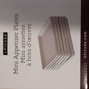 Epicure appetizer plates